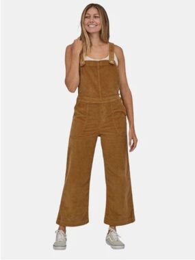PATAGONIA WOMEN'S STAND UP CROPPED CORDUROY OVERALLS Sz 10